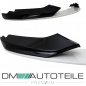 Preview: LACKIERT Bi Colour Schwarz glanz +Alpinweiß Uni Frontspoiler Sport-PERFORMANCE für BMW 4er F32 F33 F36 mit M-Paket