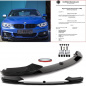 Preview: LACKIERT Schwarz glanz Front Spoiler Lippe Sport-PERFORMANCE für BMW F32 F33 F36 mit M-Paket