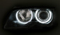Preview: CCFL Angel Eyes Scheinwerfer für BMW 3er E46 Coupe / Cabrio 98-01 schwarz Set