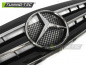 Preview: Upgrade Sportgrill / Kühlergrill für Mercedes Benz CLK W208 96-02 schwarz/chrom