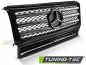 Preview: Upgrade Sportgrill / Kühlergrill für Mercedes Benz G-Klasse W463 09-12 Hochglanz schwarz/chrom