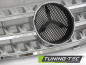 Preview: Upgrade Sportgrill / Kühlergrill für Mercedes Benz ML W164 05-08 silber/chrom