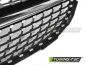 Preview: Upgrade Sportgrill / Kühlergrill für Mercedes Benz C-Klasse W205 14-18 Hochglanz schwarz/chrom in Crystal-Drop Design