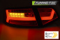 Preview: LED Lightbar Design Rückleuchten für Audi A6 4F (C6) Facelift 08-11 Limousine rauch
