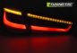 Preview: LED Lightbar Design Rückleuchten für Audi A3 8V 12-16 rot/rauch