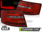 Preview: LED Lightbar Design Rückleuchten für Audi A6 4F (C6) 04-08 Limousine rot/klar (6Pin)