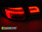 Preview: Voll LED Lightbar Design Rückleuchten für Audi A3 8P Sportback 08-12 schwarz mit dynamischem Blinker