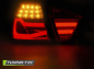 Preview: LED Lightbar Design Rückleuchten für BMW 3er E90 05-08 rot/rauch
