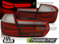 Preview: LED Lightbar Design Rückleuchten für BMW 3er F30 Limousine 11-15 rot/rauch