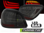 Preview: LED Lightbar Design Rückleuchten für BMW 5er E60 LCI Limousine 07-10 schwarz/rauch