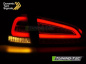 Preview: Voll LED Lightbar Design Rückleuchten Ford Focus MK3 Turnier (Kombi) 11-18 chrom/klar mit dyn. Blinker