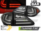 Preview: LED Lightbar Design Rückleuchten für Lexus RX III 350 09-12 schwarz mit dyn. Blinker