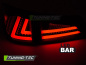 Preview: VOLL LED Lightbar Design Rückleuchten für Lexus LX II 06-13 rot/rauch mit dyn. Blinker