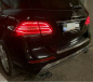 Preview: Voll LED Upgrade Design Rückleuchten für Mercedes Benz ML W166 11-15 rot/klar