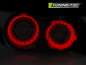 Preview: LED Lightbar Design Rückleuchten für Nissan GT-R 03-13 rot/klar mit LED Blinker