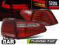 Preview: Voll LED Lightbar Design Rückleuchten für VW Golf 7 (VII) 13-17 rot/klar