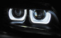 Preview: Xenon LED Tagfahrlicht Angel Eyes Scheinwerfer für BMW X1 E84 Facelift 12-14 schwarz