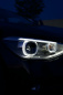 Preview: LED Tagfahrlicht Angel Eyes Scheinwerfer für BMW 1er F20/F21 11-14 schwarz