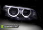 Preview: Xenon LED Tagfahrlicht Angel Eyes Scheinwerfer für BMW 5er F10/F11 10-13 schwarz