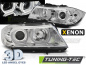 Preview: Xenon LED Angel Eyes Scheinwerfer für BMW 3er E90/E91 05-08 chrom