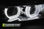 Preview: Xenon LED Angel Eyes Scheinwerfer für BMW 3er E90/E91 05-08 chrom