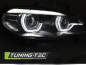 Preview: Xenon LED Tagfahrlicht Angel Eyes Scheinwerfer für BMW X5 E70 07-10 schwarz