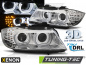 Preview: Xenon LED Angel Eyes Scheinwerfer für BMW 3er E90/E91 09-11 chrom