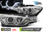 Preview: Xenon LED Tagfahrlicht Angel Eyes Scheinwerfer für BMW 3er F30/F31 11-15 chrom