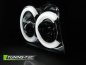 Preview: LED Angel Eyes Scheinwerfer für Jeep Grand Cherokee 05-08 chrom LTI