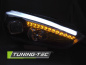 Preview: LED Tagfahrlicht Scheinwerfer für Ford Focus MK3 Facelift 14-18 schwarz mit LED Blinker