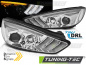 Preview: LED Tagfahrlicht Scheinwerfer für Ford Focus MK3 Facelift 14-18 chrom mit dynamischem LED Blinker