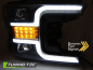 Preview: LED Tagfahrlicht Design Scheinwerfer für Ford F150 MK13 17-20 schwarz mit LED Blinker