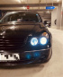 Preview: LED Angel Eyes Scheinwerfer für Mercedes Benz C-Klasse W203 00-04 schwarz