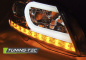 Preview: LED Tagfahrlicht Design Scheinwerfer für Mercedes Benz C-Klasse W204 11-14 chrom