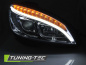 Preview: LED Tagfahrlicht Design Scheinwerfer für Mercedes Benz C-Klasse W204 07-10 chrom LTI