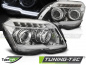 Preview: LED Tagfahrlicht Design Scheinwerfer für Mercedes Benz GLK X204 08-12 chrom