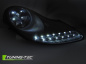 Preview: BLACKLINE LED Tagfahrlicht Design Scheinwerfer für Porsche Boxster 986 / 911 996 96-04 schwarz matt