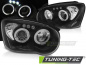 Preview: LED Angel Eyes Scheinwerfer für Subaru Impreza 2 (GD) 03-05 schwarz