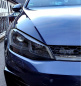 Preview: LED Tagfahrlicht Scheinwerfer für VW Golf 7 12-17 schwarz im Facelift Design mit dynamischem LED Blinker