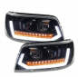 Preview: Upgrade LED Tagfahrlicht Scheinwerfer VW T5 03-09 dynamisch schwarz