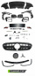 Preview: Upgrade Design Frontstoßstange für Mercedes-Benz E-Klasse W213/S213 Lim./T-Modell 15-19 mit PDC