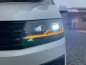 Preview: Voll LED Tagfahrlicht Scheinwerfer für VW T6 15-19 schwarz mit dynamischen LED Blinker + Voll LED Lightbar Design Rückleuchten für VW T6 15-19 rot/rauch mit dynamischen Blinker (für Heckklappe/LED)