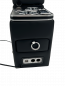Preview: Chrom Edition Staufach Mittelkonsole Ablage für Ford Transit Custom 12+ mit RGB Farbwechsel-LED Beleuchtung, USB und Induktions-Ladestation
