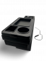 Preview: Upgrade Basic Blackline Staufach Mittelkonsole Ablage für Toyota Proace Verso 16-22 mit LED Beleuchtung und USB