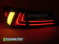 Preview: VOLL LED Lightbar Design Rückleuchten für Lexus IS 06-13 schwarz/rauch