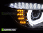 Preview: LED Upgrade Design Tagfahrlicht Angel Eyes Scheinwerfer Set für BMW 3er F30/F31 11-15 schwarz