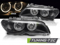 Preview: XENON Upgrade Design Angel Eyes Scheinwerfer Set für BMW 3er E46 Coupe / Cabrio 03-06 schwarz