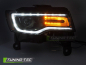 Preview: VOLL LED Tagfahrlicht Scheinwerfer Set für Jeep Grand Cherokee WK2 16-21 schwarz mit Willkommensfunktion