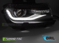 Preview: LED Tagfahrlicht Scheinwerfer Set für Chevrolet Camaro 13-15 schwarz mit dyn. Blinker