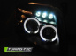 Preview: LED Angel Eyes Scheinwerfer für Dodge Caliber 06-12 schwarz